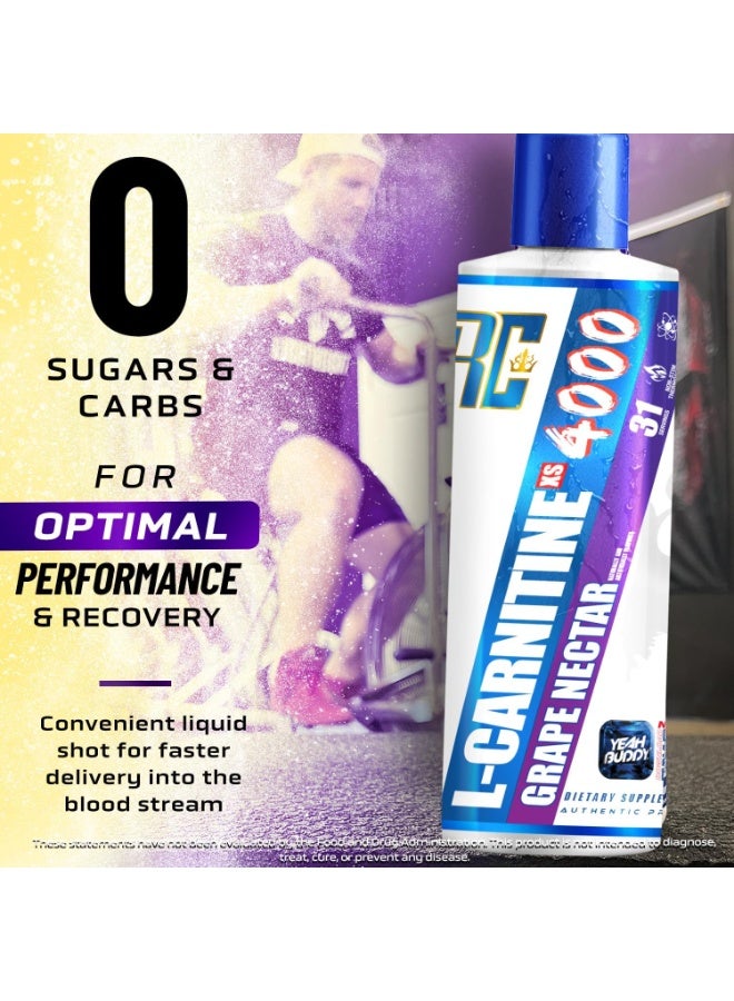 روني كولمان إل-كارنيتين 4000 إكس إس 473 مل بنكهة رحيق العنب - Image 4