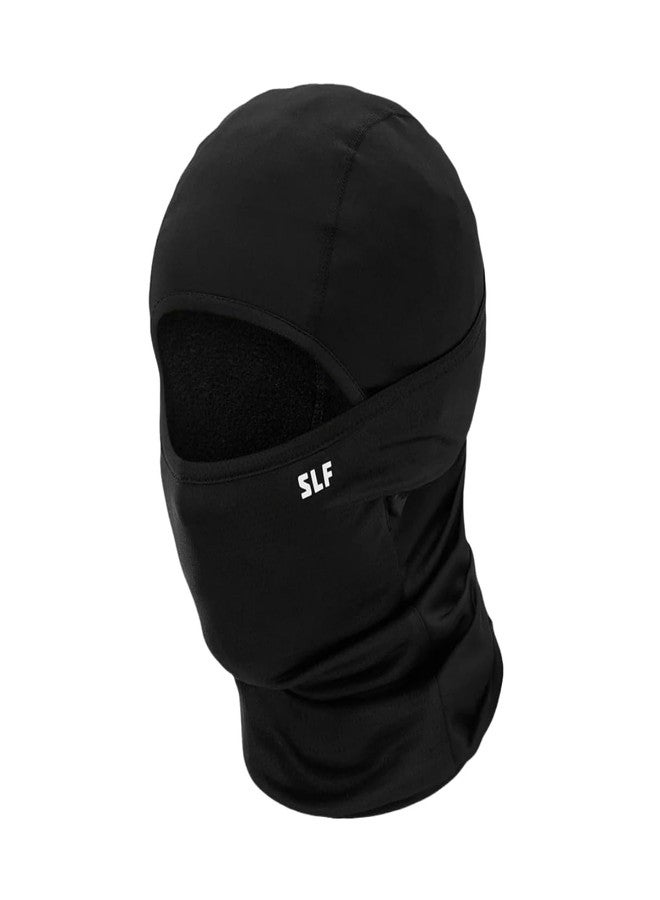 SLEEFS Thermal Fleece Balaclava – Moisture-Wicking Cold Weather Ski Mask & Head Cover for Men & Women – Breathable, Windproof, Full Neck Coverage – Polyester/Spandex Outdoor Sports Hood Black - Image 1
