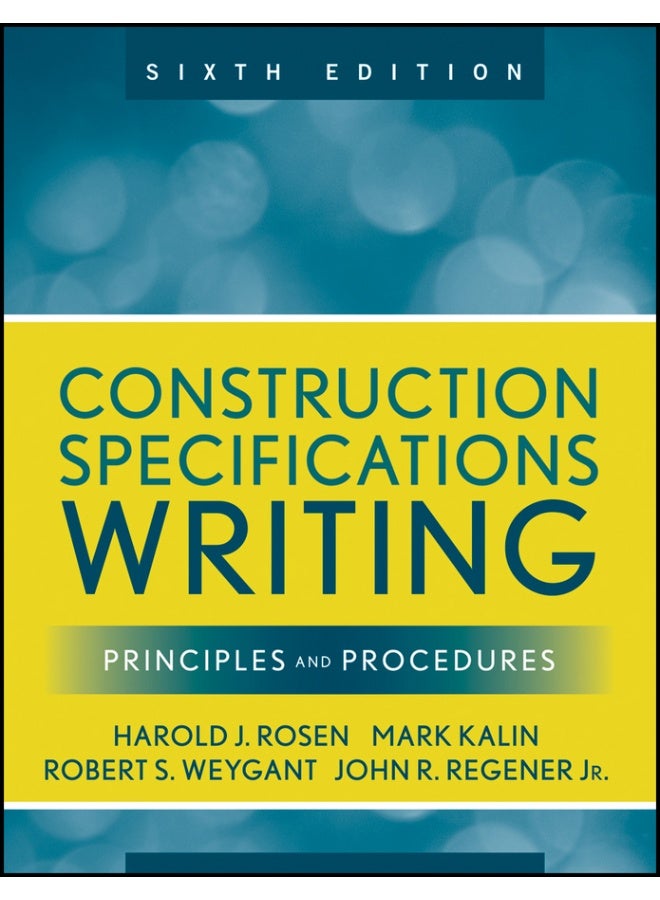 Construction Specifications Writing
