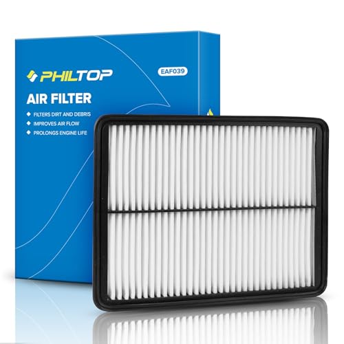 PHILTOP Engine Air Filter CA11500 Replacement for Hyundai Santa Fe, Santa Fe Sport, Santa Fe XL & Kia Sorento, 2013-2019, 2.0L 2.4L 3.3L, Rigid Panel - Image 1