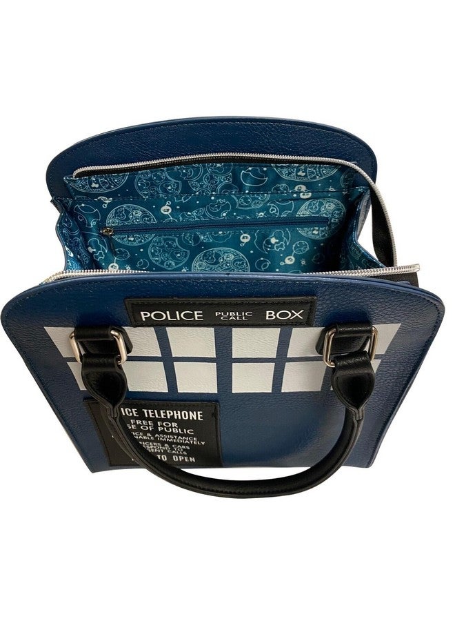 Scificollector Doctor Who Tardis Exclusive Official Deluxe Adults Hand Bag, Blue, 13 X 9 X .7cm - Image 3
