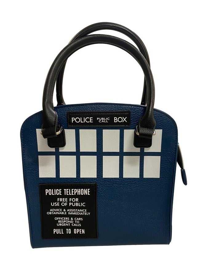 Scificollector Doctor Who Tardis Exclusive Official Deluxe Adults Hand Bag, Blue, 13 X 9 X .7cm - Image 1