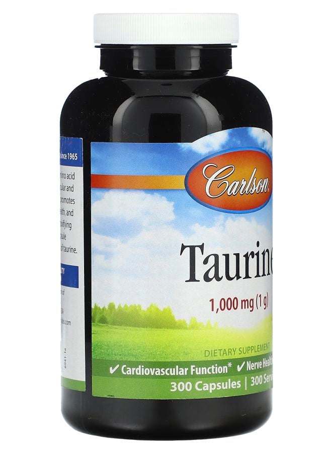 Carlson Taurine 1000 mg 300 Capsules - Image 2