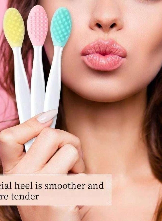 فرشاة من السيليكون لإزالة الرؤوس السوداء من الأنف وتقشير الشفاة - Image 3