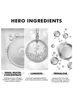 CONSCIOUS CHEMIST Snail Mucin Hydrating All-in-One Moisturizer for Face | 50g | Skin Barrier Repair, Hyaluronic water Gel with Korean Snail Mucin Extract  - Image 3