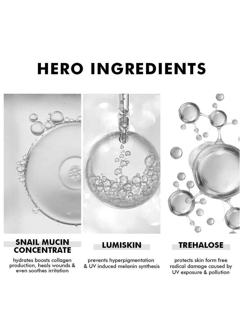 CONSCIOUS CHEMIST Snail Mucin Hydrating All-in-One Moisturizer for Face | 50g | Skin Barrier Repair, Hyaluronic water Gel with Korean Snail Mucin Extract - Image 3