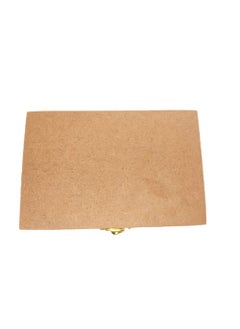 MHE MHE Rustic Wooden Rectangular Solid Wood Box for Painting 6x4x3INCH 1kg Capacity Ideal Gift  - Image 4