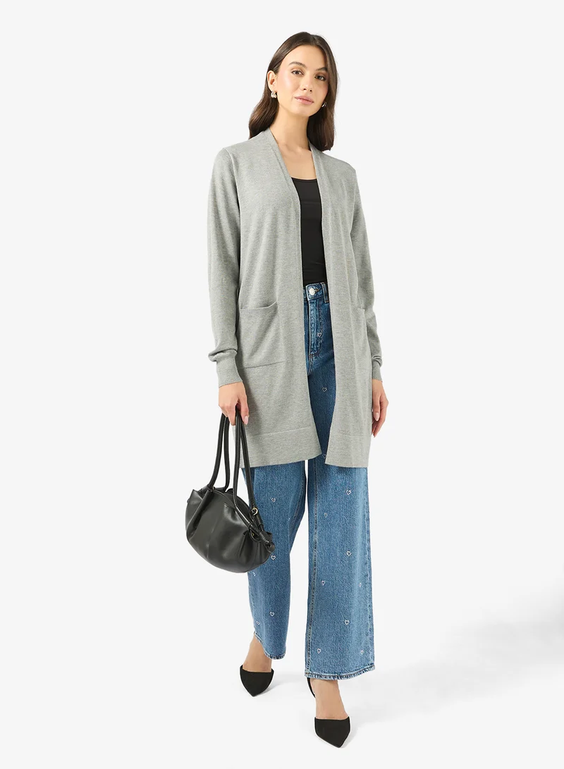 VERO MODA  VMSILJE Open Knit Cardigan for Women | Best Price UAE