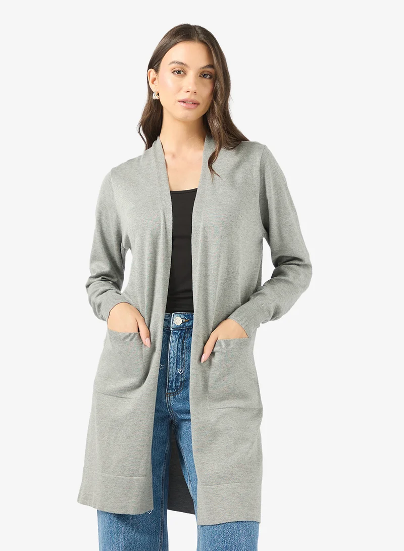 VMSILJE Open Knit Cardigan