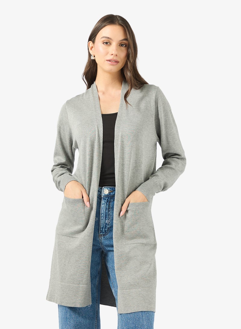 فيرو مودا كارديجان مفتوح محبوك من فيمسيلجي - Image 1