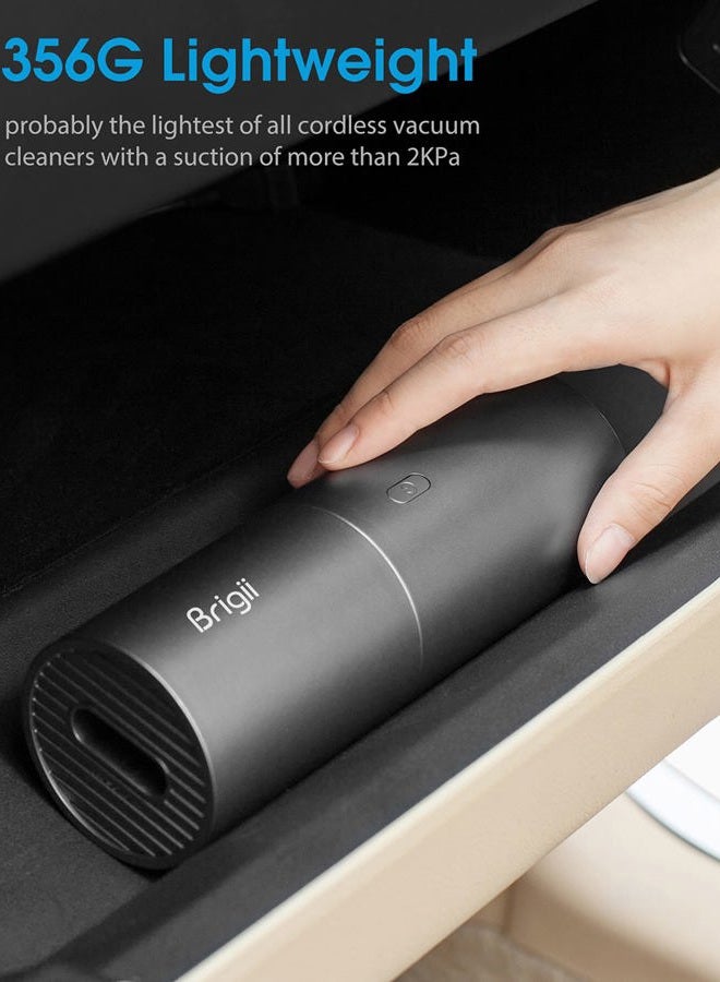 Brigii Mini Vacuum CleanerSmall Handheld Vacuum Cordless USB RechargeableDust Buster and Blower 2 in 1 Easy to Clean Desktop Keyboard Drawer Car Interior and Other Crevices Small Spaces-Y120 - Image 2