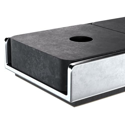 Master Magnetics عبوة مغناطيس سيراميك من ماستر ماغنيتيكس - مغناطيسات قوية ثقيلة - سحب 22 رطل لكل منها - خلفية لاصقة مزدوجة - قاعدة مطلية بالنيكل - 3 بوصة طول x 0.905 بوصة عرض x 0.25 بوصة ارتفاع - 8 عبوات - Image 3