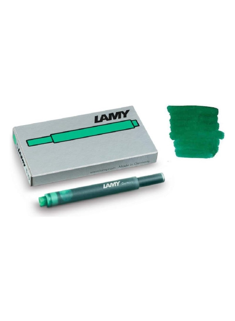 LAMY خرطوشة حبر قلم نافورة 5 قطع باللون الأخضر - Image 2