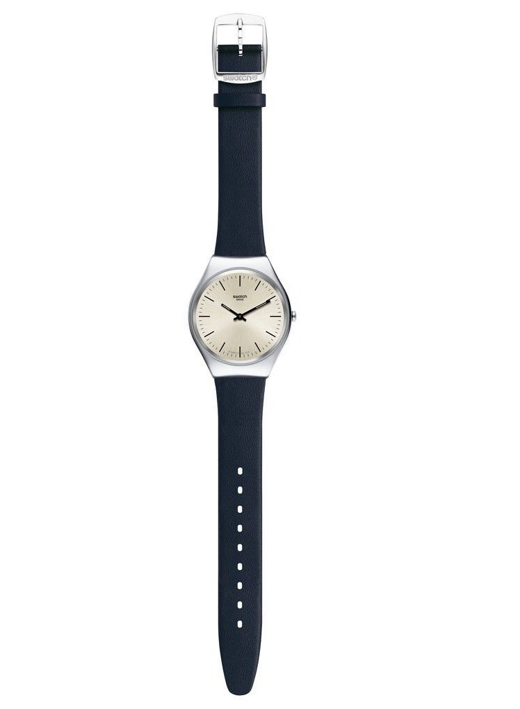 Swatch Unisex Skinazul Quartz Movement Water Resistant Wrist Watch - 43 Mm  - Image 2