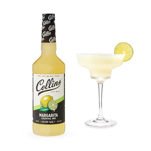 Collins Chicago Collins Margarita Mix, Made With Lime, Lemon, and Orange Juice With Natural Flavors, Cocktail Recipe Ingredient, Home Bar accessories Cocktail Mixers, 32 fl oz - Image 1