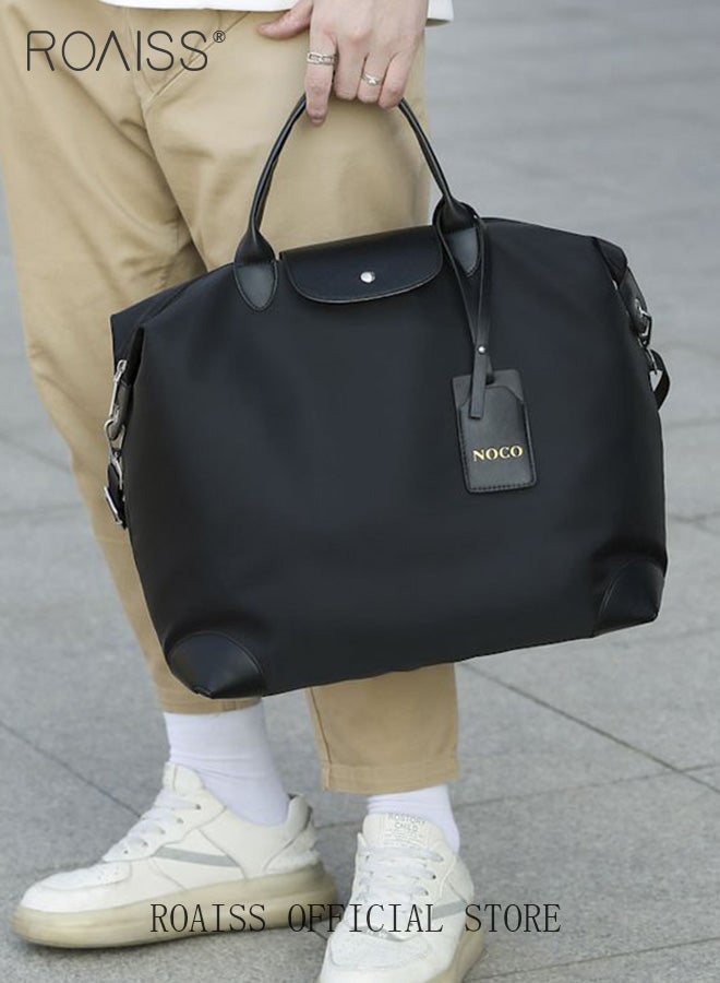 roaiss Large Capacity Tote Bag and a Small Zipper Pouch Bag Combination Set Unisex Multi-Functional Waterproof Shoulder Crossbody Bags Sets for Travel Business Trip or Gym Suitable for both Women and Men  - Image 4