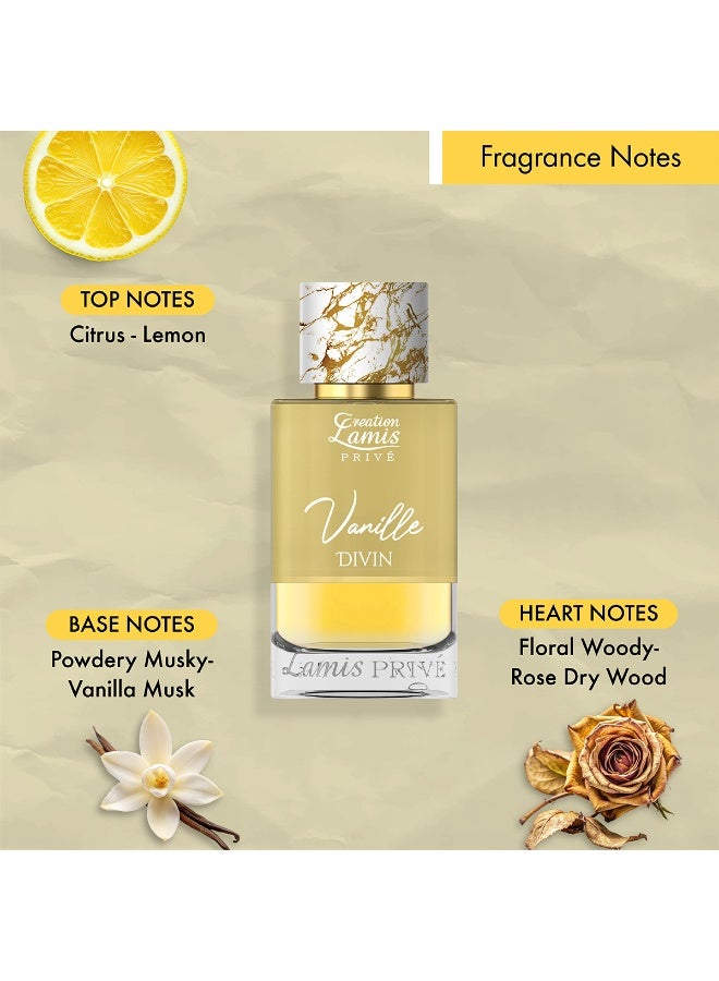 Creation Lamis Privé Oud & Vanilla Dream Combo - Privé Oud Magique EDP 100ml + Privé Vanille Divin EDP 100ml | Unisex Luxury Duo - Image 4