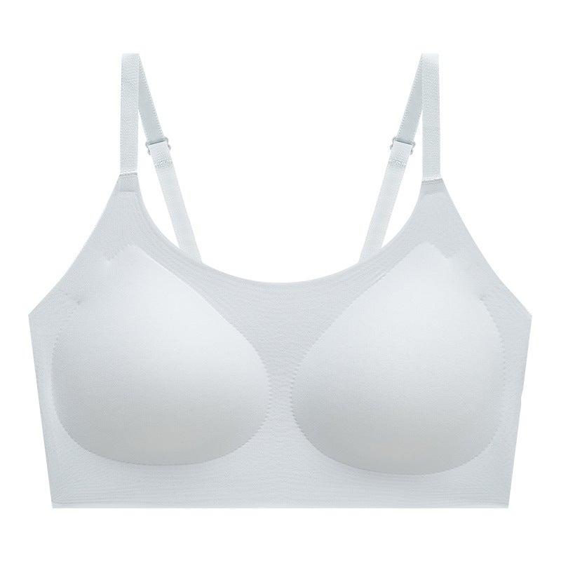 Baby-Skin Soft Cup Bra Supportive Light Breathable water mist blue