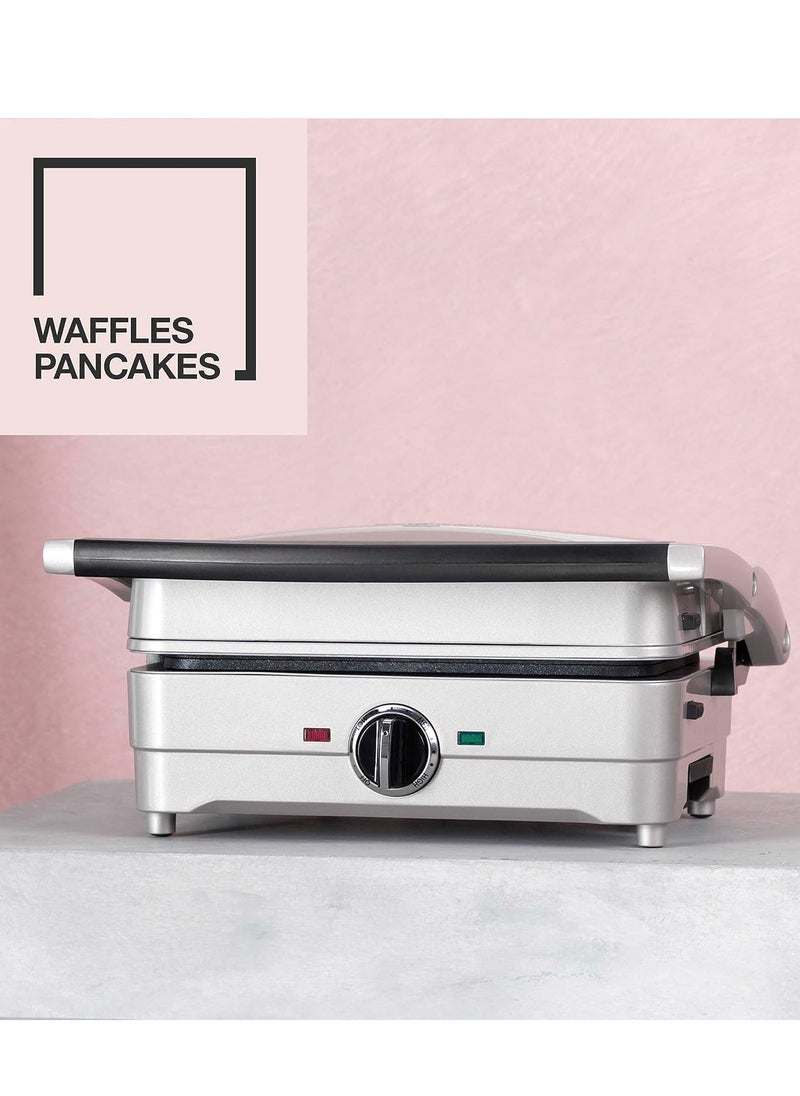 Cuisinart - Style Collection 2 in 1 Waffle & Pancake Maker With Non-Stick Removable Plates And Recipe Book - Image 1
