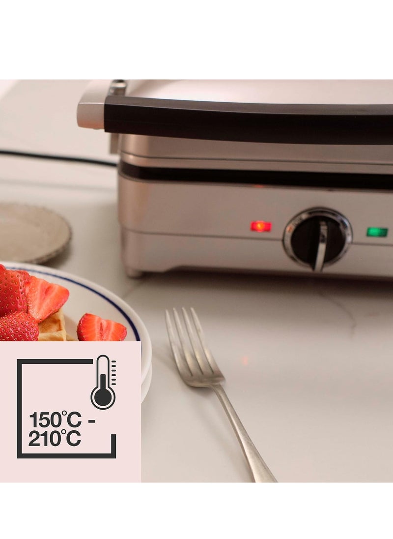 Cuisinart - Style Collection 2 in 1 Waffle & Pancake Maker With Non-Stick Removable Plates And Recipe Book - Image 1