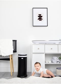 ubbi Diaper Pail Matte Black  - Image 4