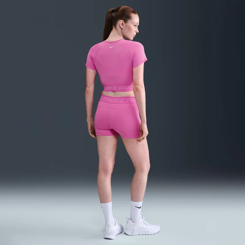 Nike Pink Women's Pro Training Bike Shorts for Women | Best Price UAE