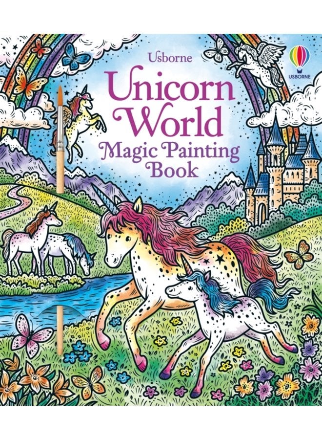 Unicorn World Magic Painting Book - Paperback