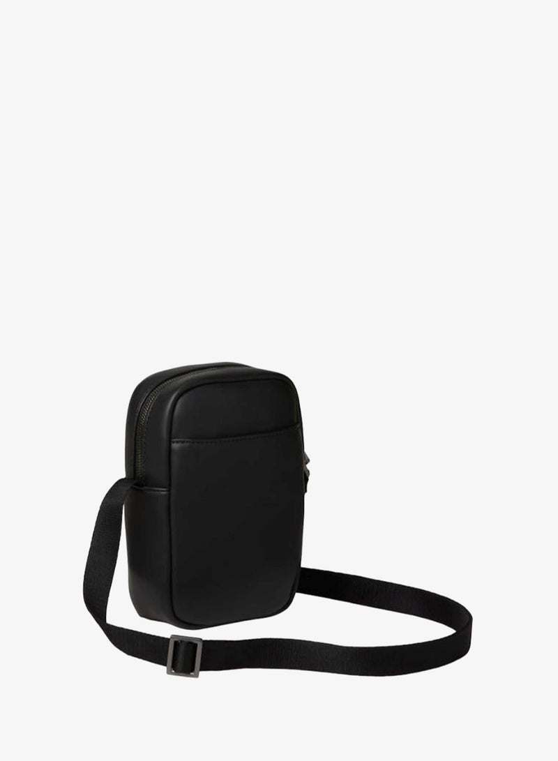 CALVIN KLEIN Embossed Monogram Logo Slim Reporter Bag - Image 2