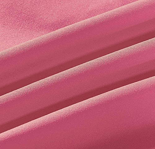 YRM Bedding's Hot Pink Bed Skirt Wrap Around 600 Microfiber with Easy Fit with 15 Inch Tailored Drop Shrinkage and Fade Resistant with Microfiber 15 Bed Skirt Double Bed 48 x 72 - Image 3