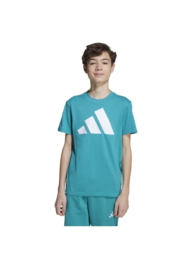Adidas J Bl Tee 160 Green Training T-Shirts For Junior 7-8Y