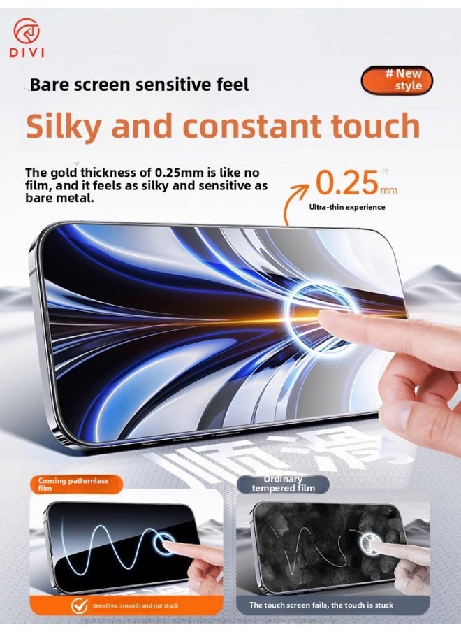 Generic - Applicable To For Iphone16 Tempered Film For Iphone15promax Mobile Phone Film 14/13 12 Anti-fingerprint 11-Color:[nano Hd1 Piece Pack] Full Screen Coverage10 Times Electroplating Anti-fingerprintIf The Sticker Is Damaged, You Will Be Compensated For It.-Size:For Iphone 12 Pro Max - Image 1