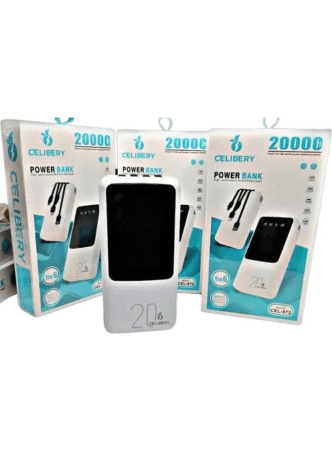 CELIBERY 20000 mAh Celibery Power Bank White - Image 2