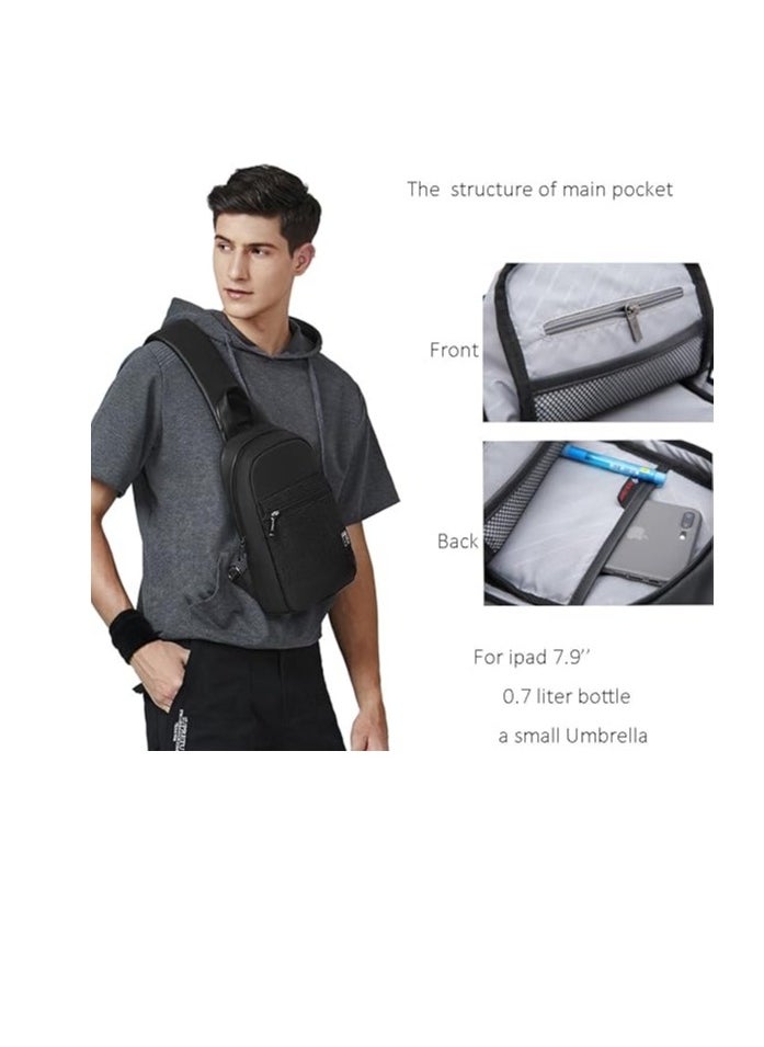 RAHALA Arctic Hunter Cross Body Backpack Sling Chest Bag for Men, Waterproof Shoulder Bags - No:XB00060  - Image 3