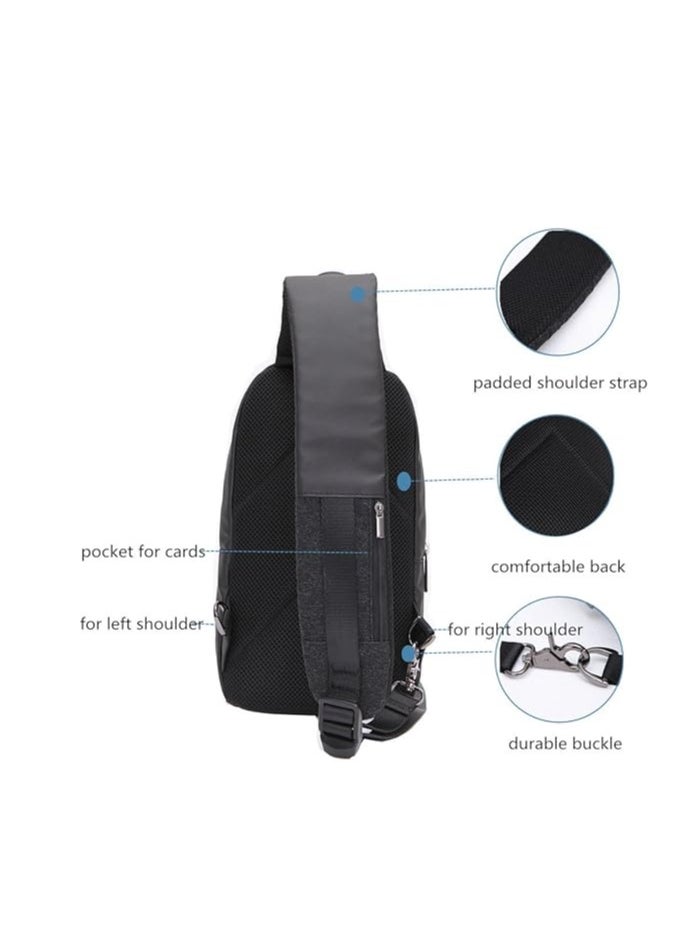 RAHALA Arctic Hunter Cross Body Backpack Sling Chest Bag for Men, Waterproof Shoulder Bags - No:XB00060  - Image 4