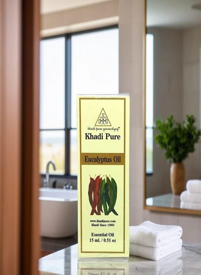 Khadi Pure Gramodyog Herbal Eucalyptus Essential Oil - 15Ml - Image 1