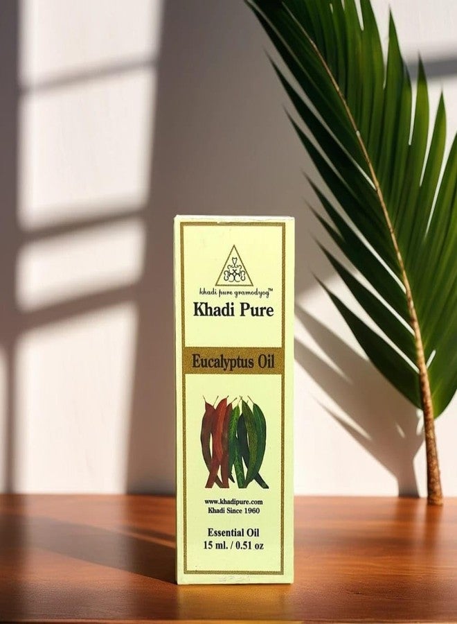 Khadi Pure Gramodyog Herbal Eucalyptus Essential Oil - 15Ml - Image 2