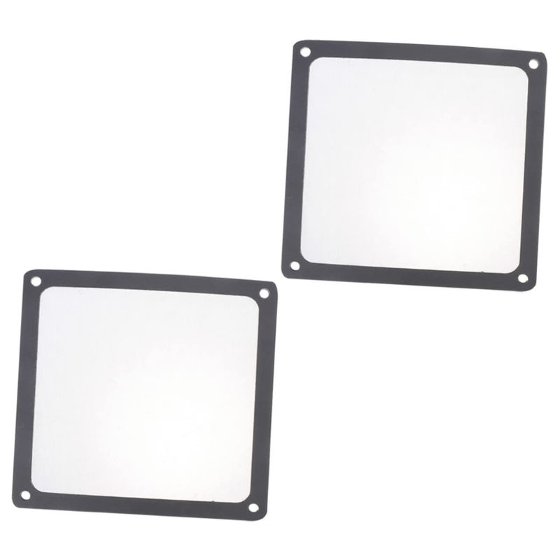 Magnetic Mesh Fan Filter 2 Pack Washable for Computer Dust and Debris - Image 2