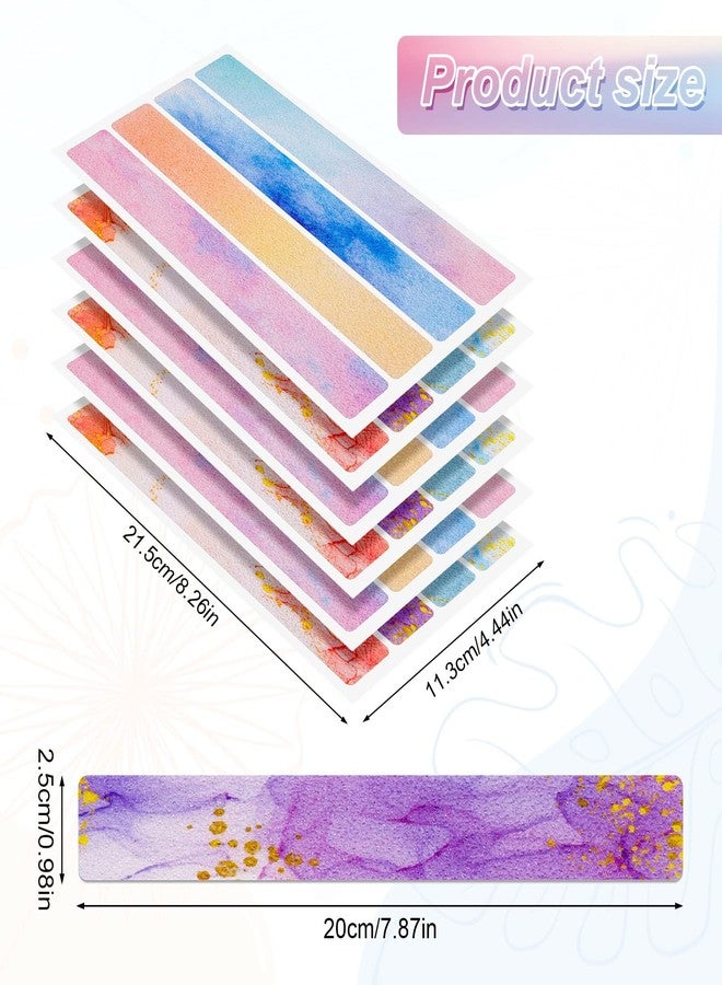 Chenkaiyang Non-Slip Bathtub Stickers, 24 PCS Anti-Slip Strips Safety Shower Stickers Waterproof Bathtub Treads Decals for Bathroom Kitchen Ladders Stairs Steps Pools Bathtub Shower Stairs Floors - Image 2