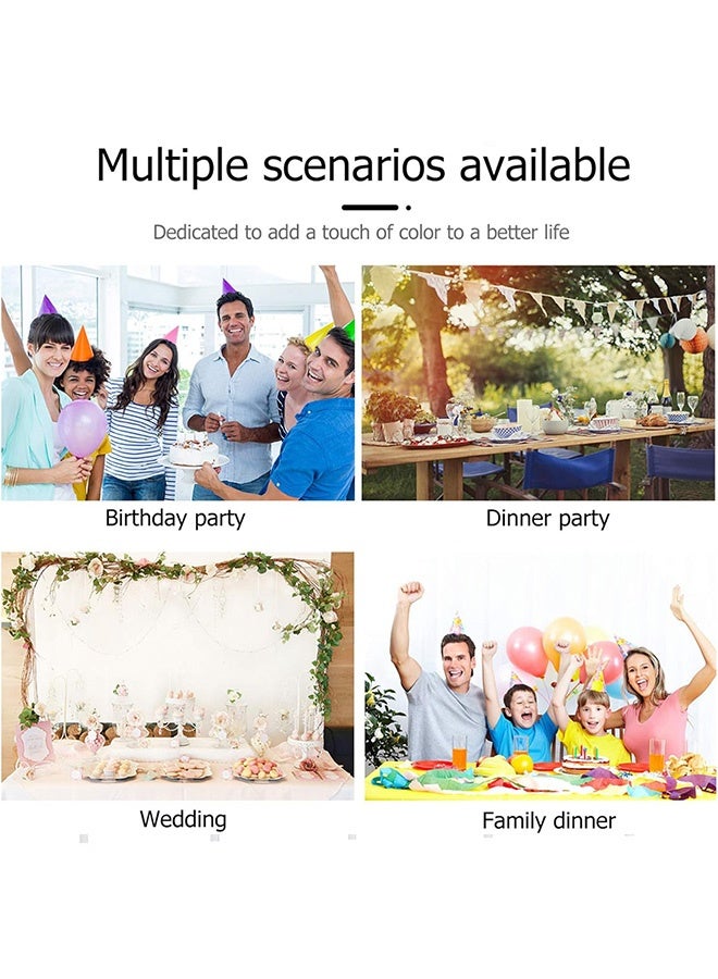 كوانتوم 10 قطع من شموع عيد الميلاد، نجمة خماسية لتزيين كعكة عيد الميلاد، مجموعة شموع كعكة معدنية متعددة الألوان على شكل ستيريو - Image 5