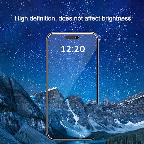 Ailun 3 Pack Privacy Screen Protector for iPhone 17 [6.3 inch] with installation frame, Anti Spy Private Tempered Glass Anti-Scratch Case Friendly [Not for iPhone 17 Pro/17 Pro Max/iPhone Air] - Image 3