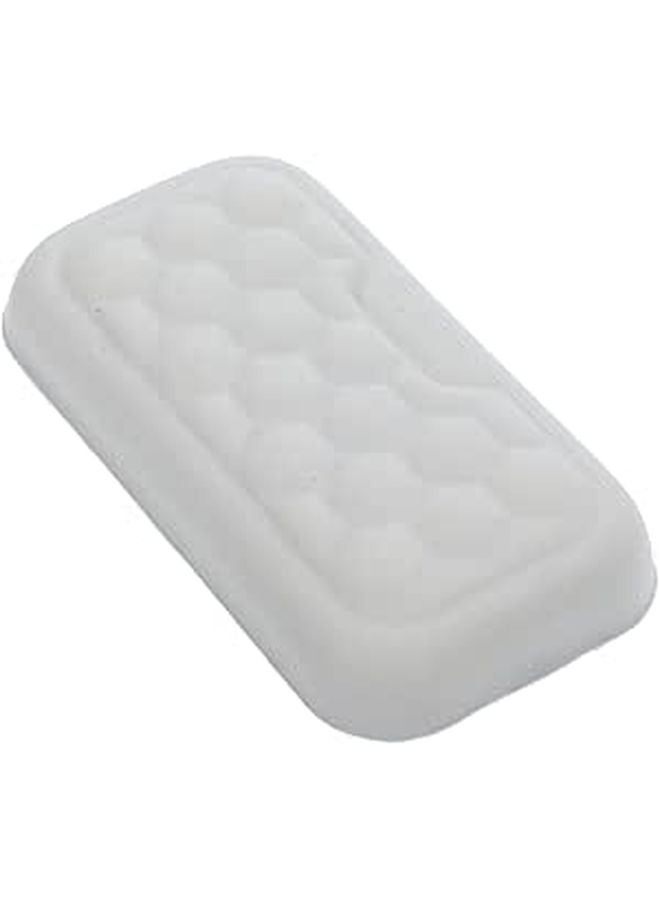 Ergonomic Keyboard Wrist Rest and Mouse Pad Gray Fabric Surface for Office Study Gaming - Image 1