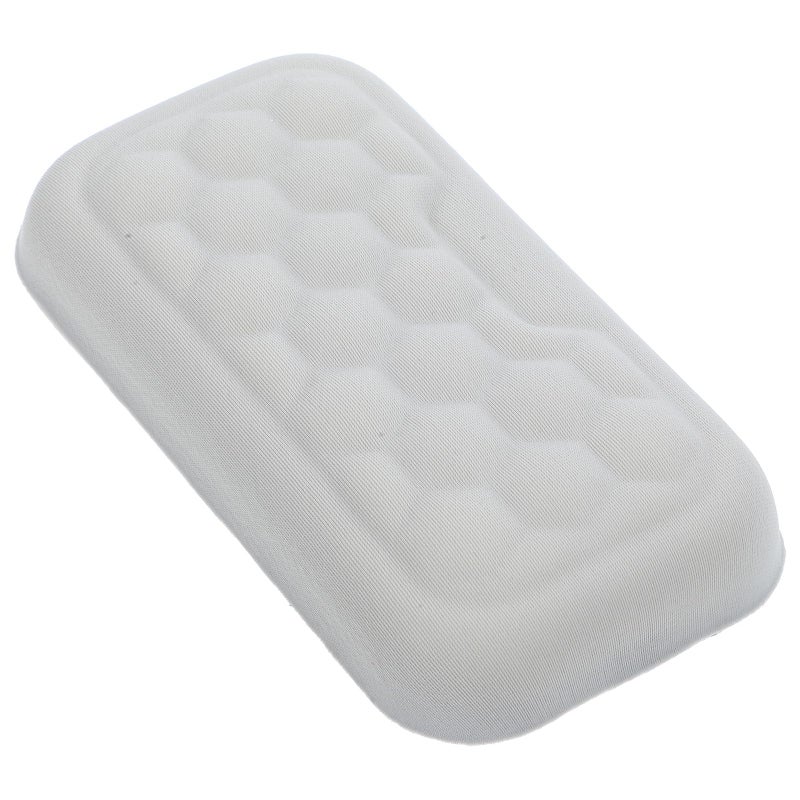 Ergonomic Keyboard Wrist Rest and Mouse Pad Gray Fabric Surface for Office Study Gaming - Image 2