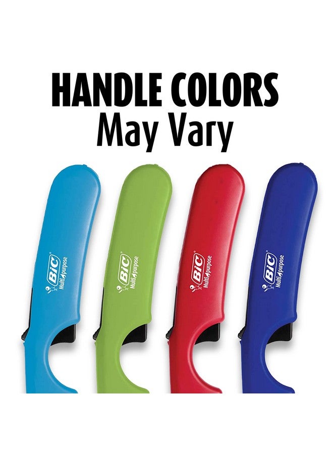 BIC Multi-Purpose Classic Edition Lighter & Flex Wand Lighter, Ideal Fireplace and Candle Lighters, Assorted Colors, 4 Pack (Colors May Vary) - Image 3