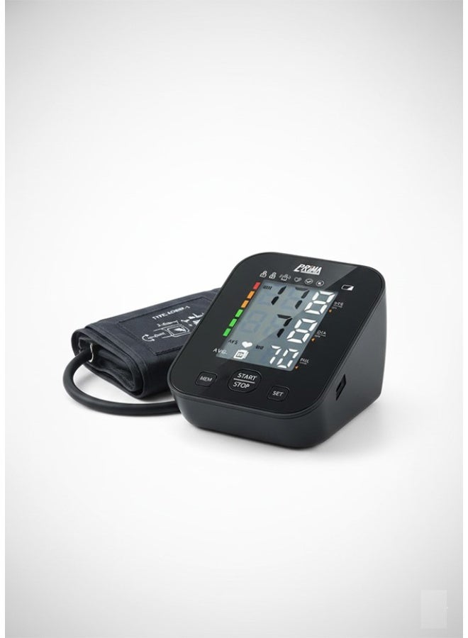 بريما راحة بالك تبدأ من المتابعة اليومية مع جهاز قياس ضغط الدم للذراع أوتوماتيك بالكامل PRIMA SMART للاستخدام المنزلي - Image 1