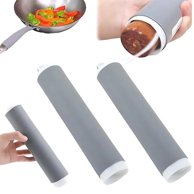 Newvent Newvent® Silicone Handle Grip for Iron Skillet, Frying Pans, Spatula, Knives, Heat Resistant Silicone Pot Handle Covers, Silicone Thermal Insulation Cover (Pack of 2)  - Image 2