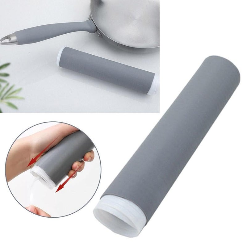 Newvent Newvent® Silicone Handle Grip for Iron Skillet, Frying Pans, Spatula, Knives, Heat Resistant Silicone Pot Handle Covers, Silicone Thermal Insulation Cover (Pack of 2)  - Image 5