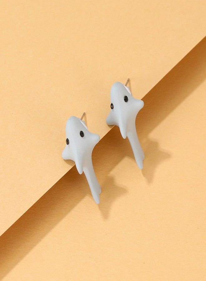 YANCHUN 6 Pairs Cute Animal Bite Earrings for Women 3D Clay Earrings Animal Cartoon Biting Ears Stud Earrings Jewelry Gifts - Image 3