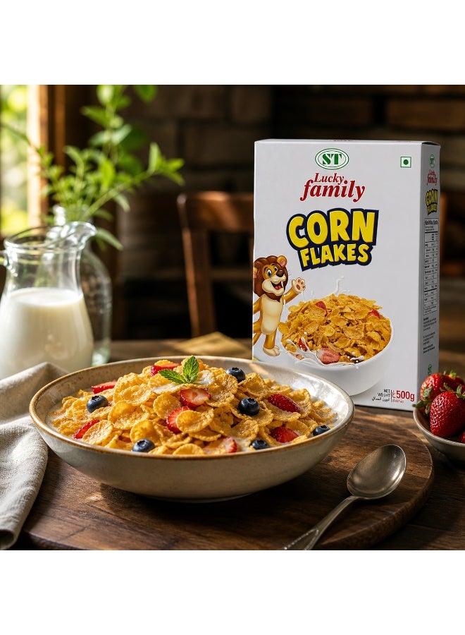 LUCKY FAMILY Corn Flakes 500g - Image 4