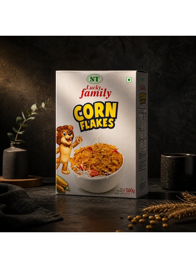 LUCKY FAMILY Corn Flakes 500g - Image 2