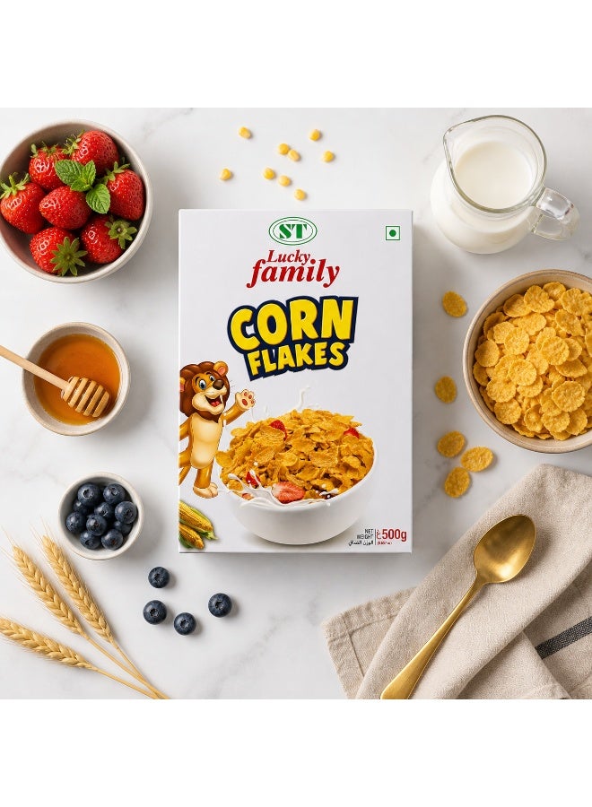 LUCKY FAMILY Corn Flakes 500g - Image 3